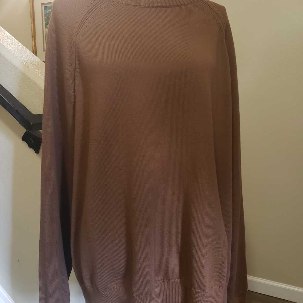 NWT Banana Republic Factory Men's Crewneck Sweater in Warm Brown
